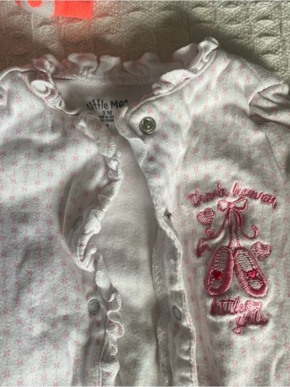 Infant 3M footie onesie clothing bundle
